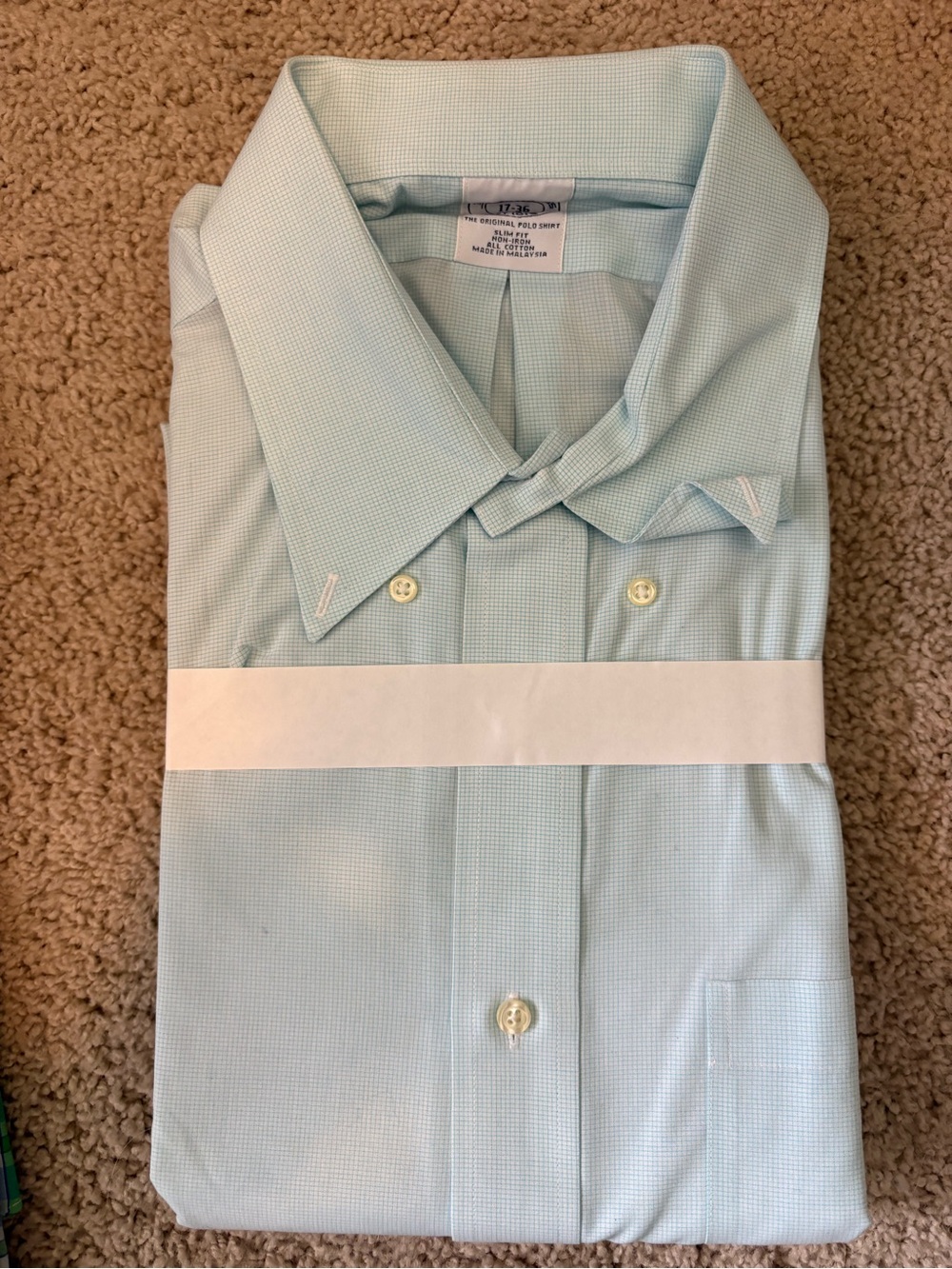Brooks Brothers Mint Green Dress Shirt